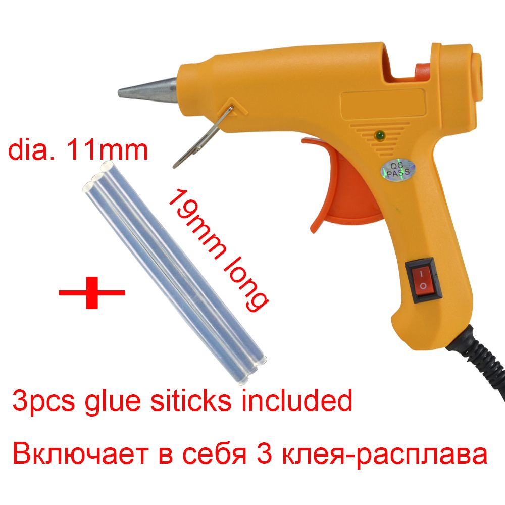 Car Universal Hot Melt  Gun 40W 12V 47in Long Cable With Cigarette  Plug
