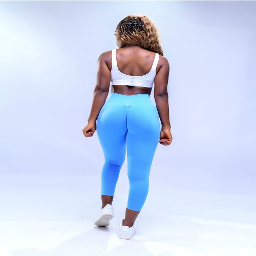 Eve Contour Leggings - Blue