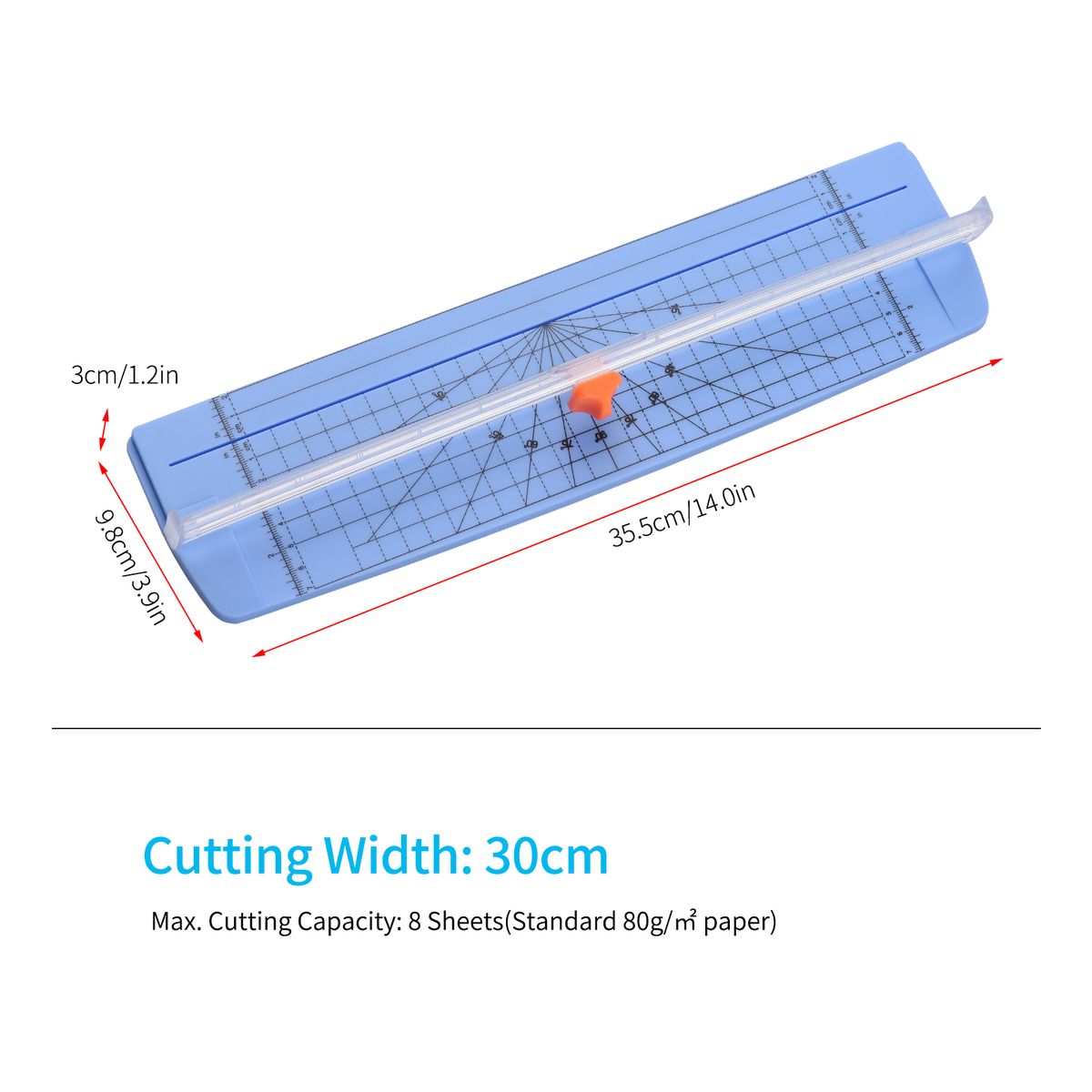 Aibecy Portable Paper Trimmer A4 Size Paper Cutter Cutting