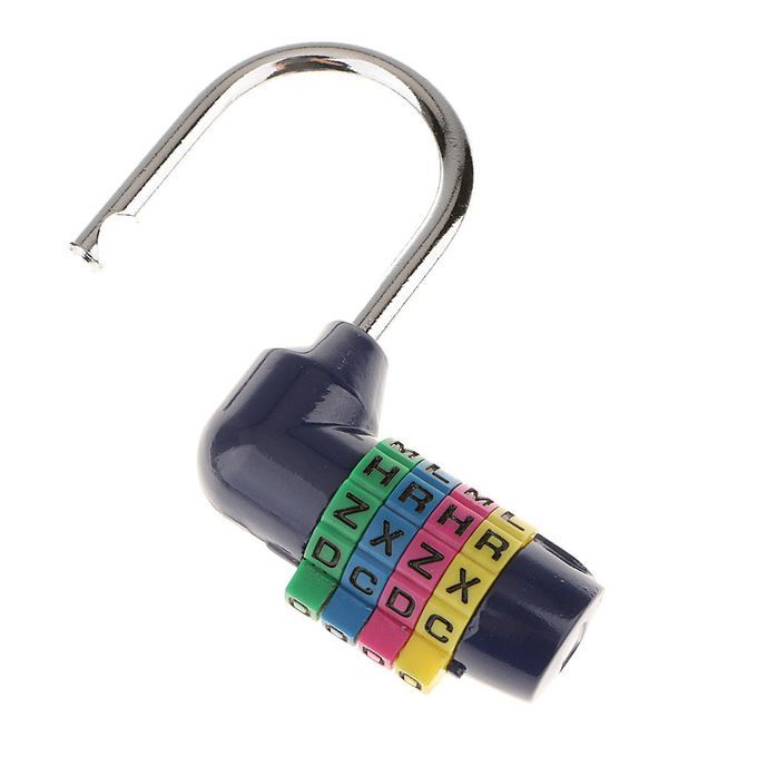 2 Luggage Lock 4 Digit Combination Blue Travel