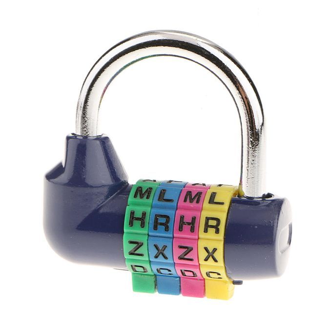 2 Luggage Lock 4 Digit Combination Blue Travel