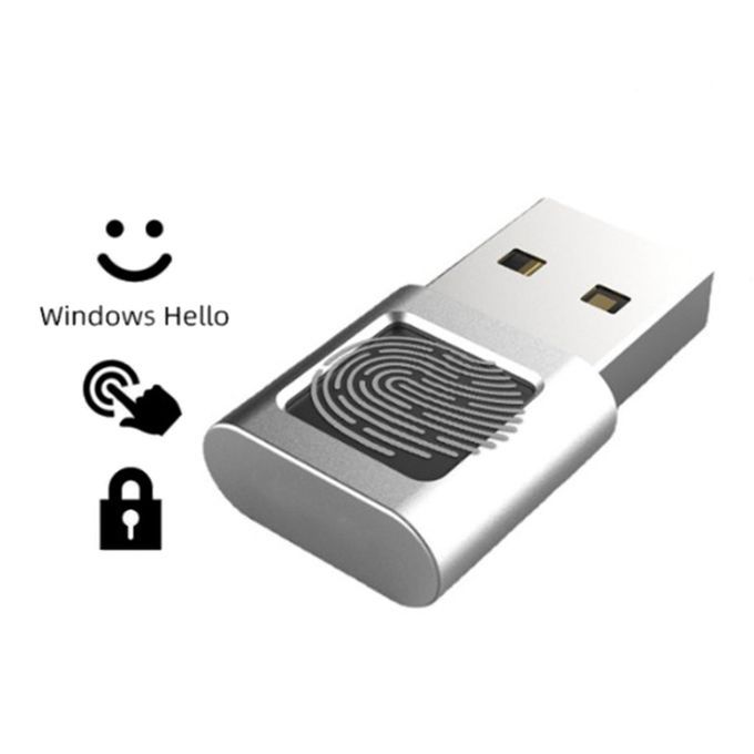 USB Fingerprint Reader Sign-In Unlock Device For Windows 10 11Hello