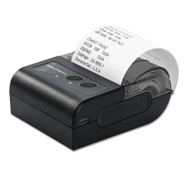 100% Genuine Original  Bluetooth POS Mobile Thermal Printer 58mm