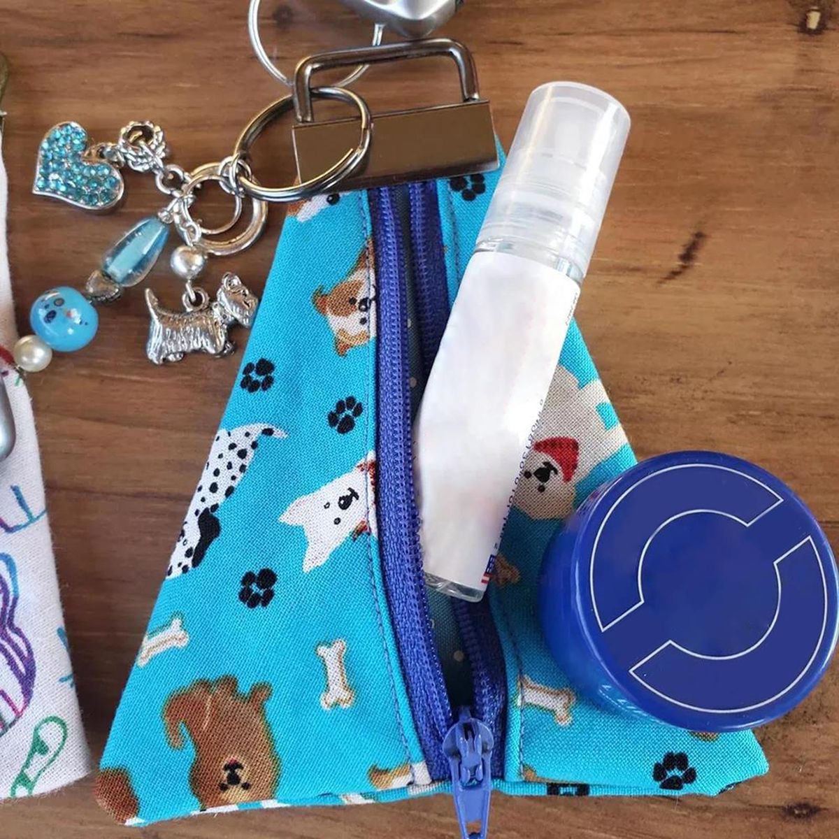 Sewing Ruler Triangle Key Fob Pouch Craft DIY Sewing Ruler