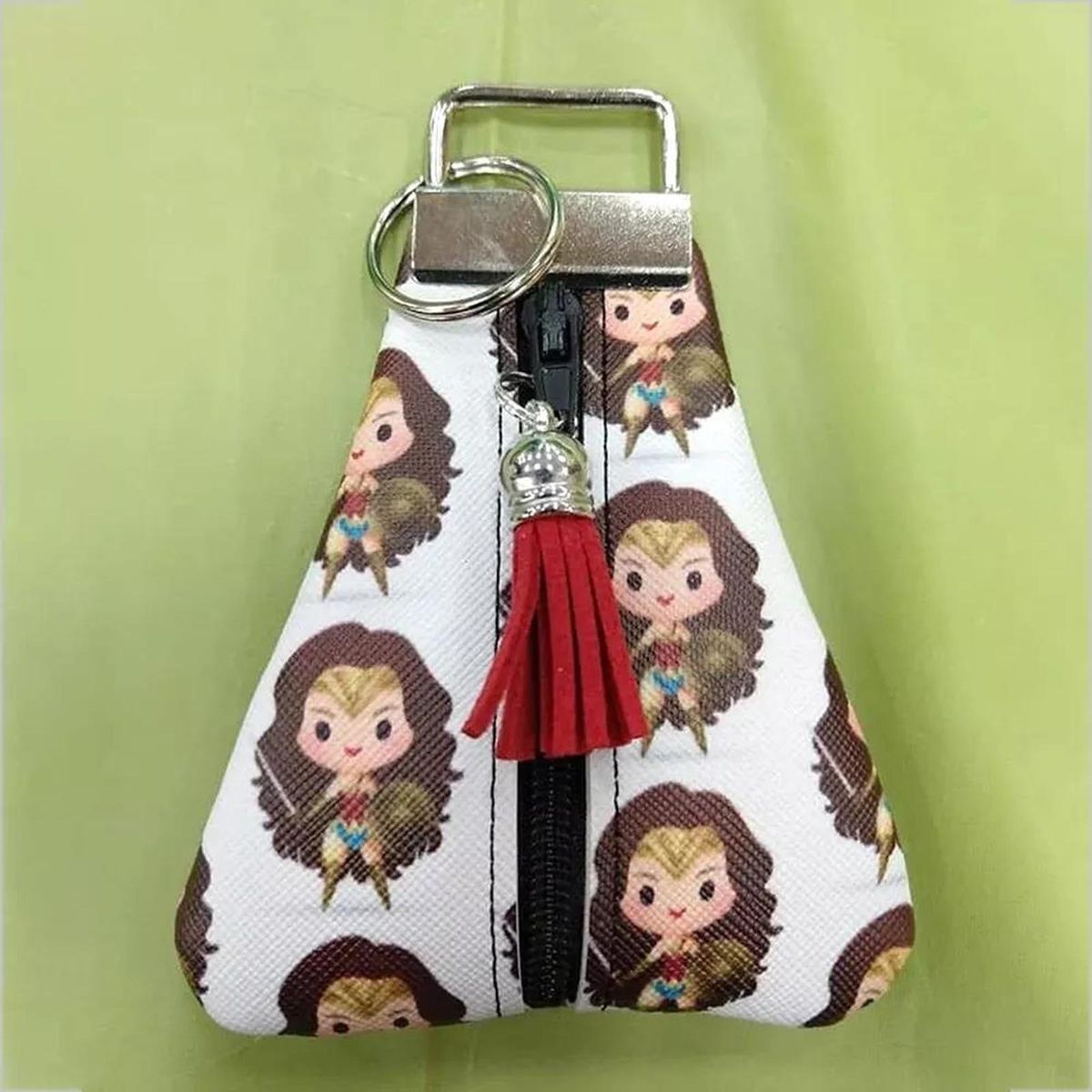 Sewing Ruler Triangle Key Fob Pouch Craft DIY Sewing Ruler