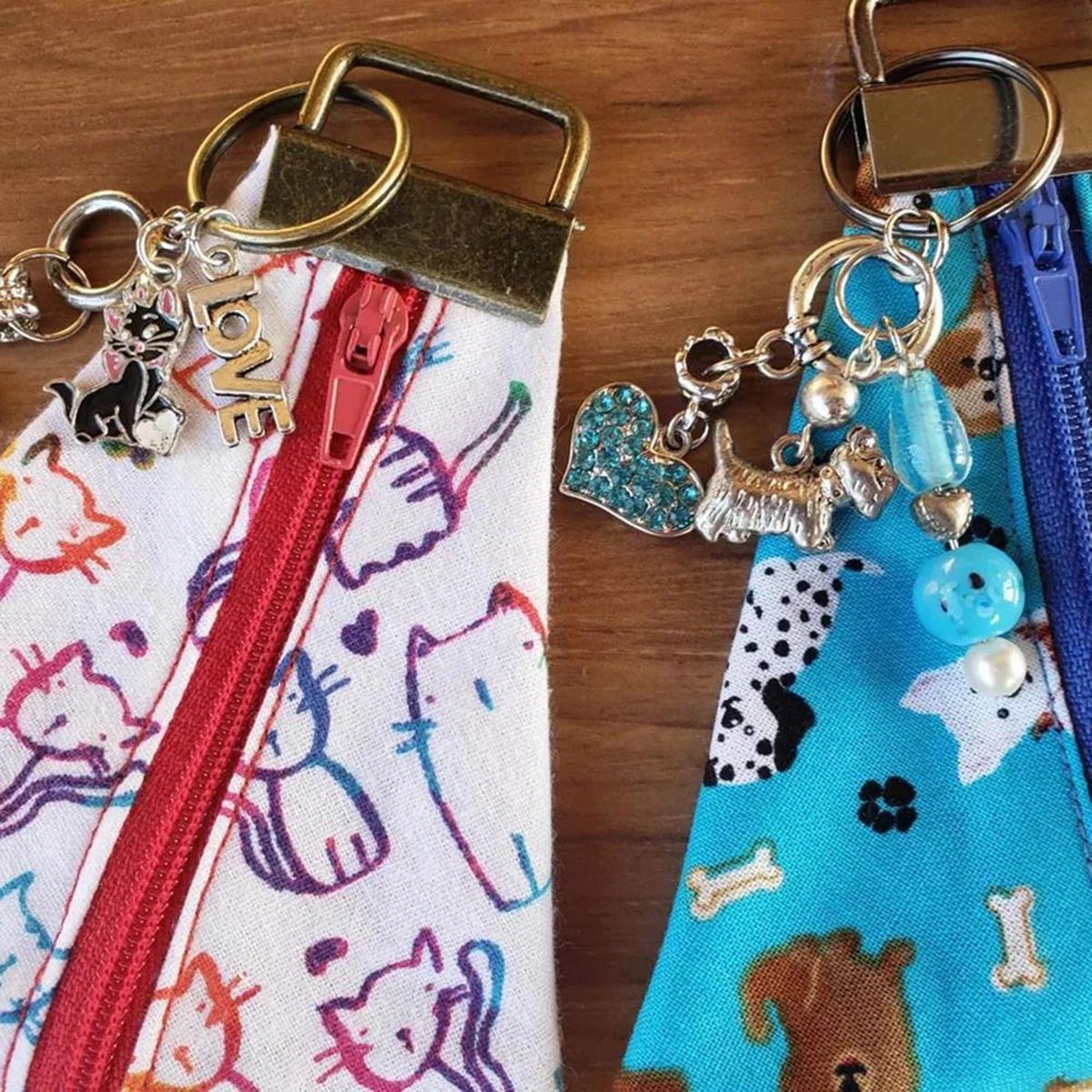 Sewing Ruler Triangle Key Fob Pouch Craft DIY Sewing Ruler