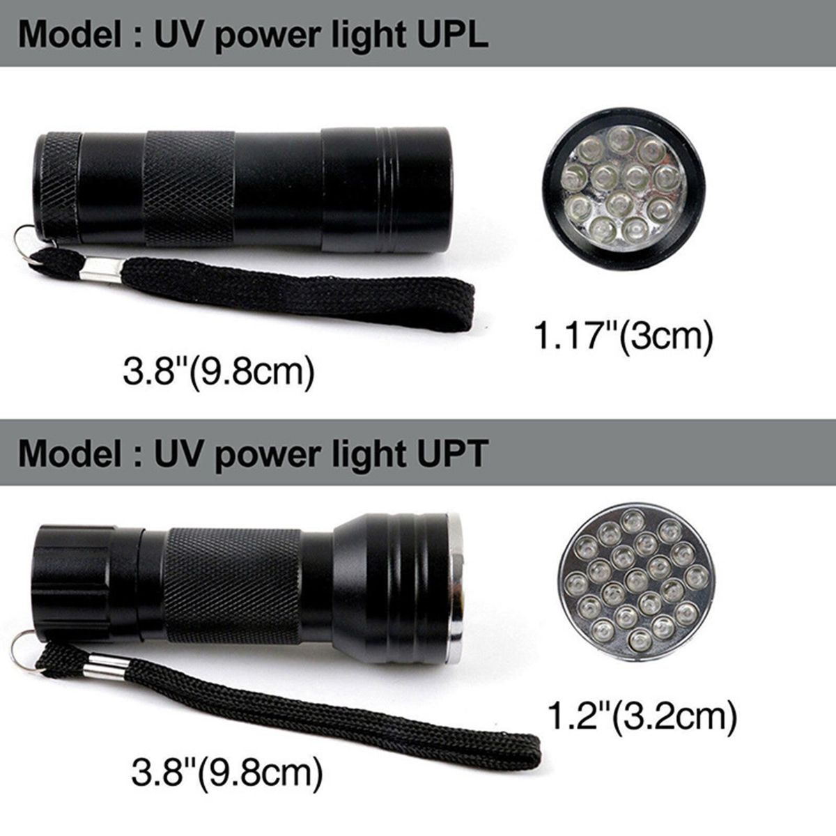 Fly Tying UV Light Handheld Blacklight Flashlight  Flies Find