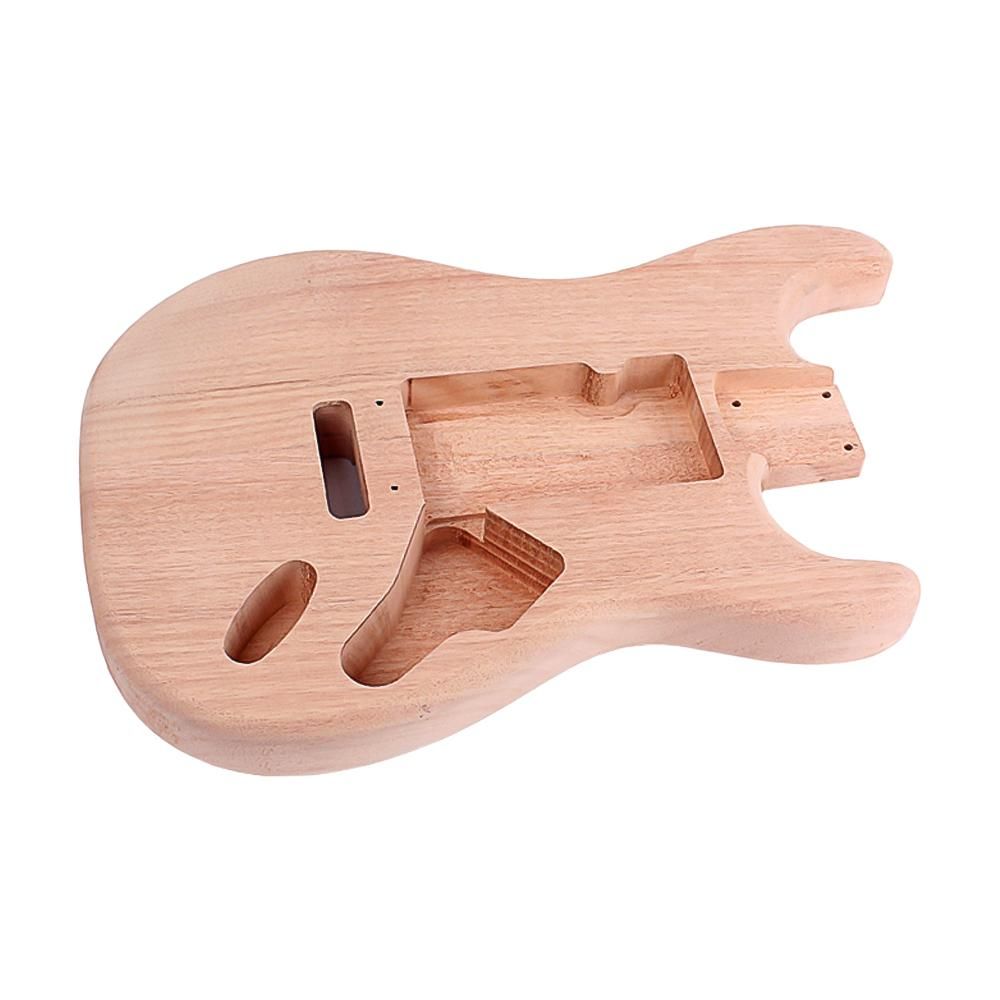 ST Electric Guitar Body Red Walnut Guitar DIY Accessory Natural Wood Color