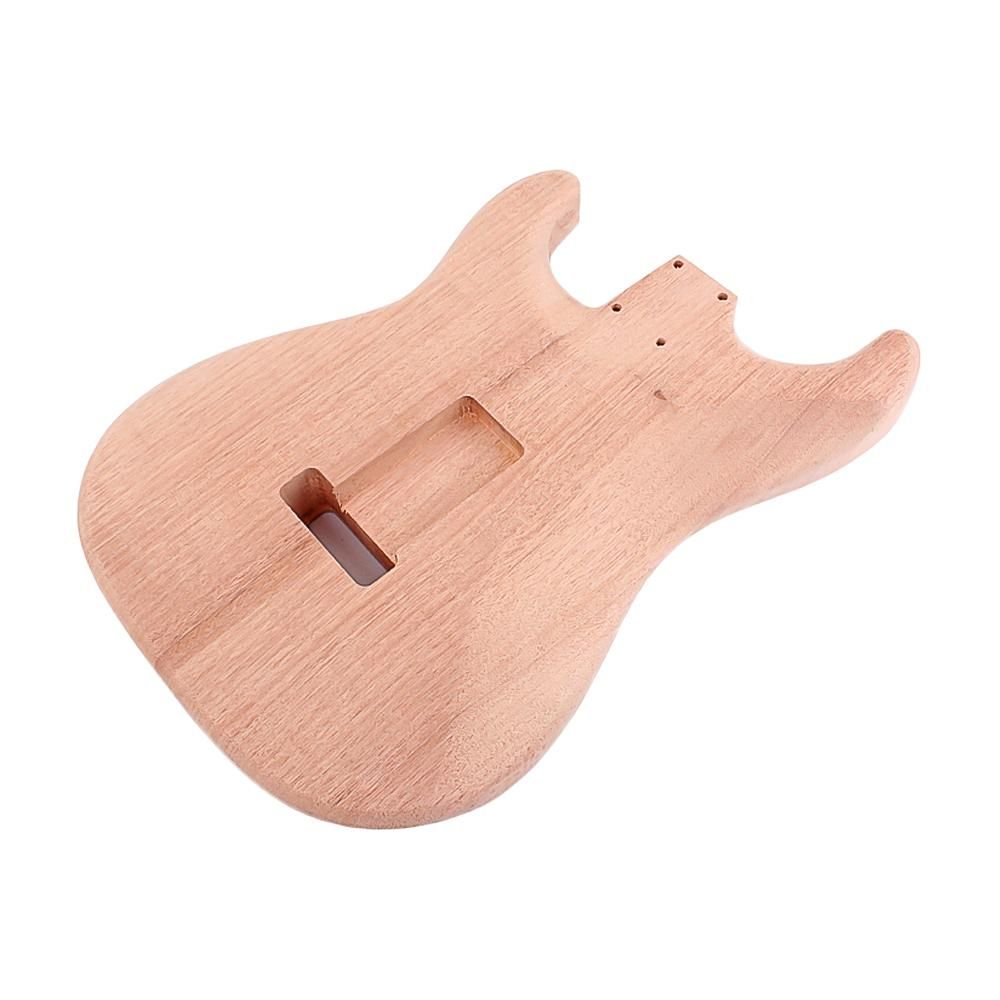 ST Electric Guitar Body Red Walnut Guitar DIY Accessory Natural Wood Color