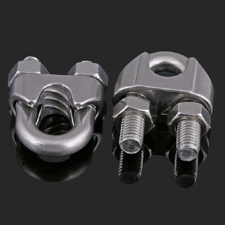2PCS Stainless Steel Clip U-shaped Card Head：M12