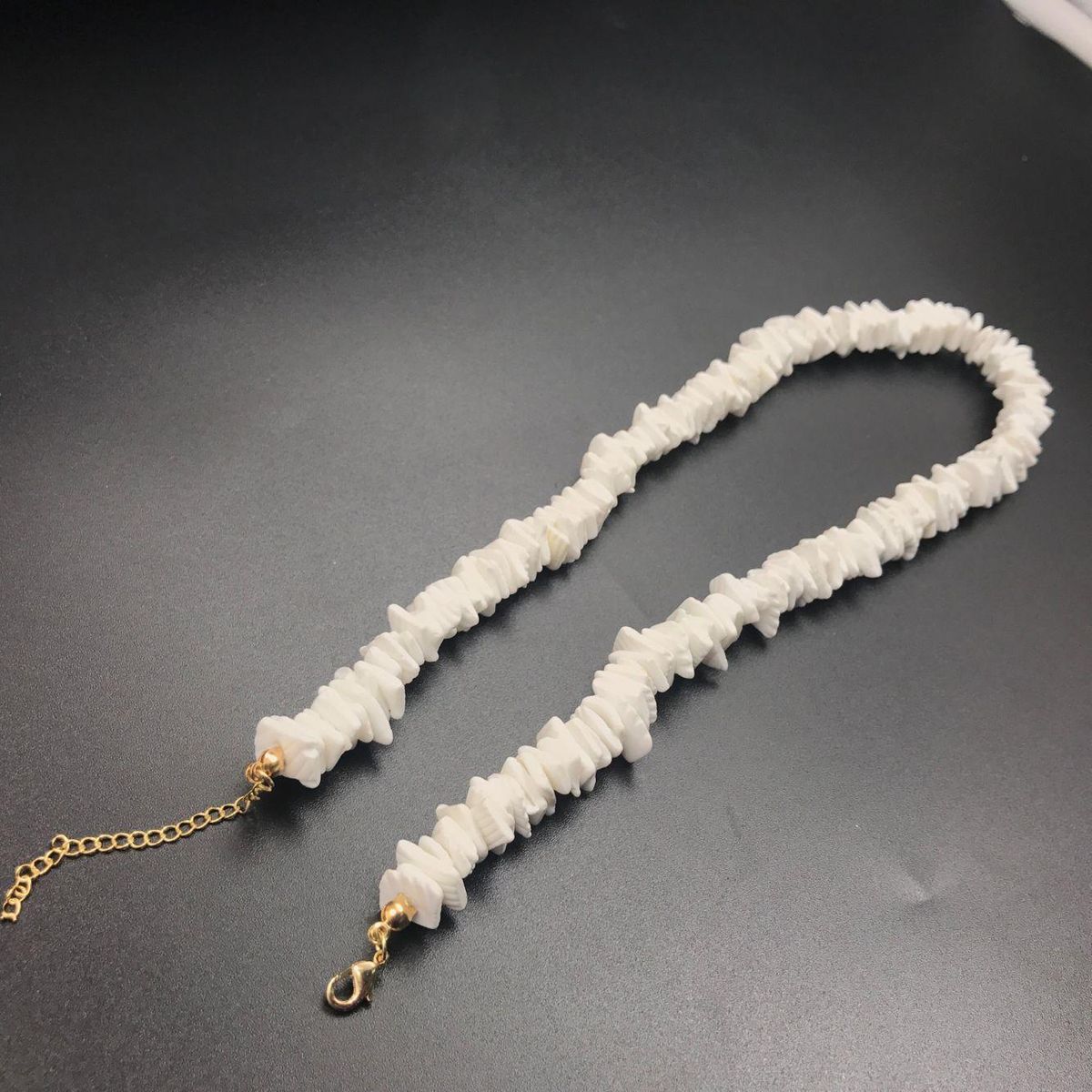 Puka Shell Neck for Women Boho Tropical Hawaiian Beach Puka Shell Surfer Jewelry Mens Womens