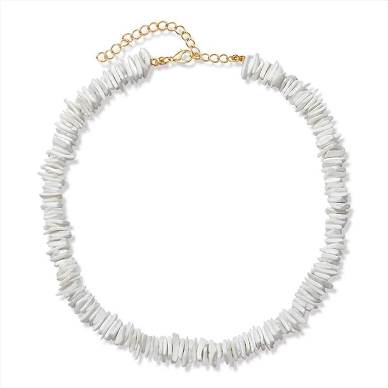 Puka Shell Neck for Women Boho Tropical Hawaiian Beach Puka Shell Surfer Jewelry Mens Womens
