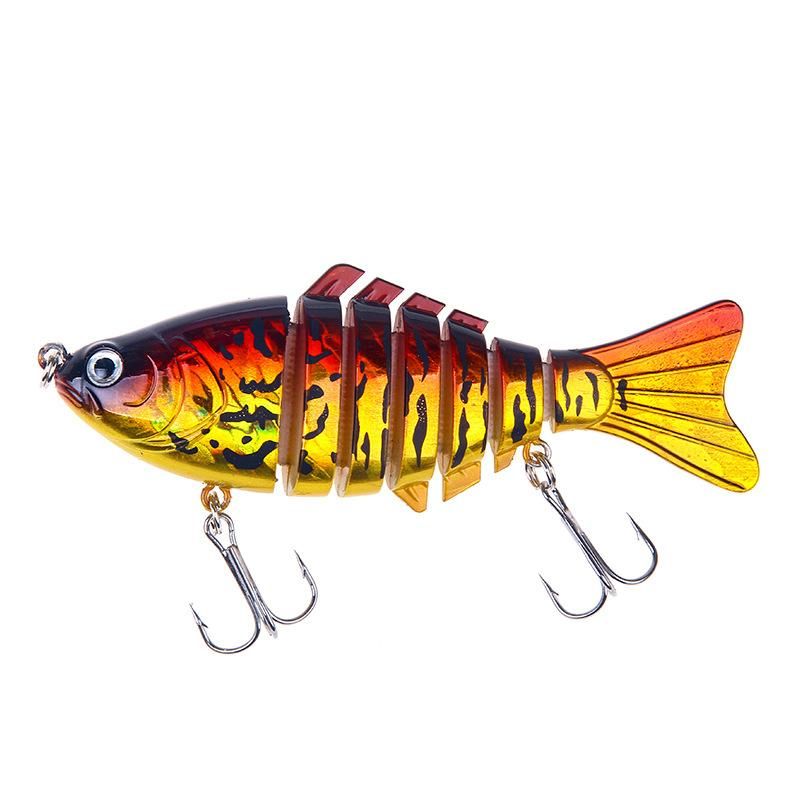 5PS Swinging Seven-Section Bait 15.6g/10cm with Simulation and Imitation, Hard B