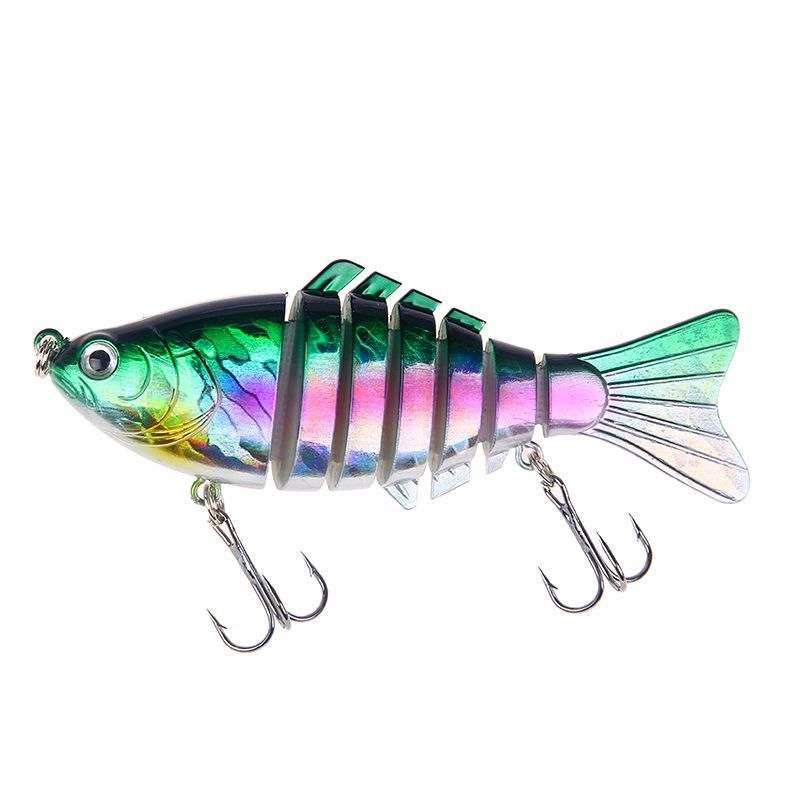 5PS Swinging Seven-Section Bait 15.6g/10cm with Simulation and Imitation, Hard B