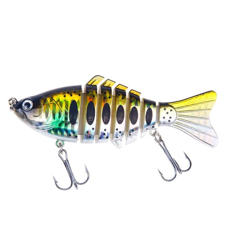 5PS Swinging Seven-Section Bait 15.6g/10cm with Simulation and Imitation, Hard B