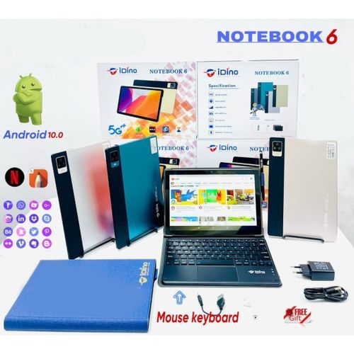 NoteBook 6 Android Tablet 6GB RAM And 128GB