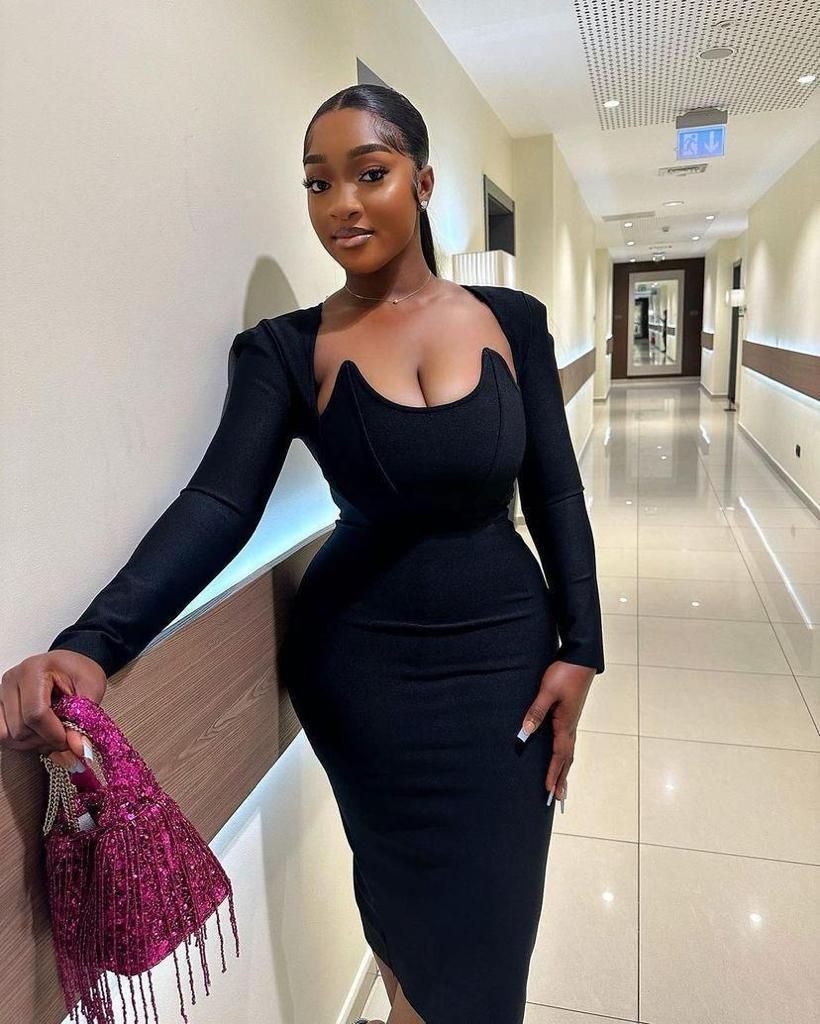 UNISEX BANDAGE  LONG GOWN