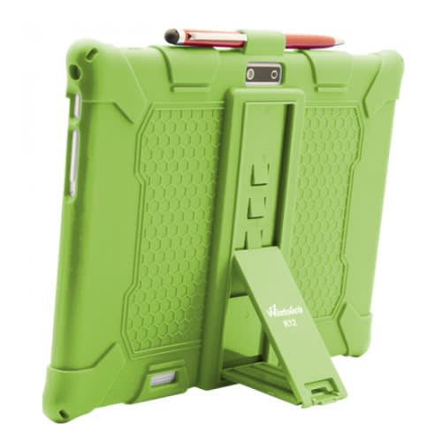 Zoom Enabled - Dual Sim Tablet Android 5.0 - 16GB Storage - 1GB RAM - 9.6" - Green Silicon Pouch