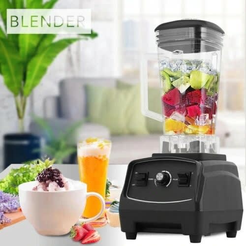 Heavy Duty Ice Crusher Commercial Blender For Beans Tiger Nut Smoothie - 1200W