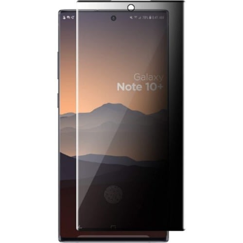 Privacy Screen Protector - Anti Spy Fingerprint Resistant For Galaxy Note 10 Plus