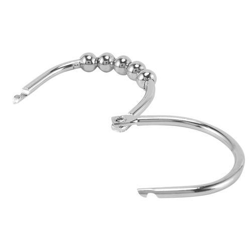24Pcs Curtain Hooks Metal Bathroom Shower