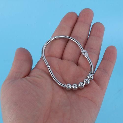 24Pcs Curtain Hooks Metal Bathroom Shower