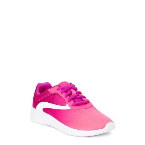 Girls Athletics Lightweight Sneakers - Pink & White