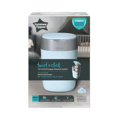 Sangenic Twist & Click Nappy Disposal Bin Cloud Blue