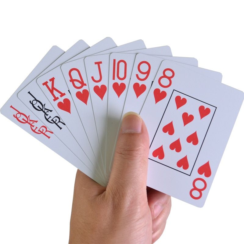 High Quality Poker Card 100% Waterproof Plastic Pvc Playing