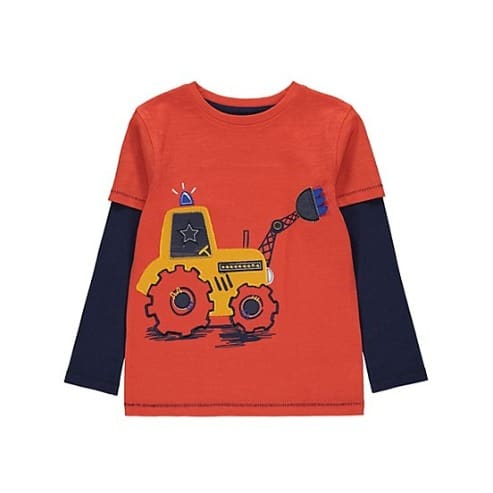 Orange Digger T-shirt