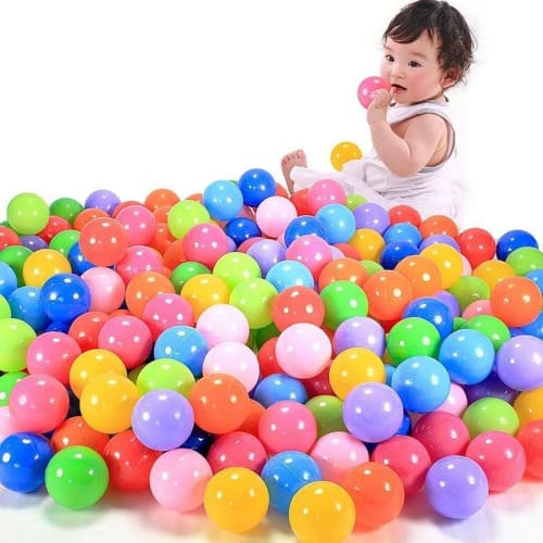 100 Pieces Multicolour Balls