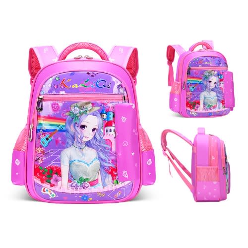 Disney Princess Lightweight Waterproof Schoolbag With Pencil Case