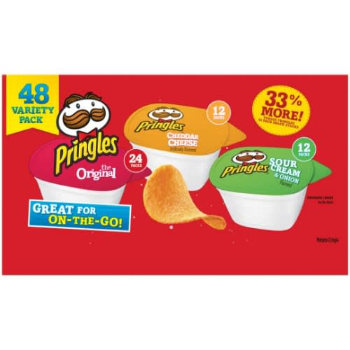 Pringles Variety Pack Snacks - 48Pieces