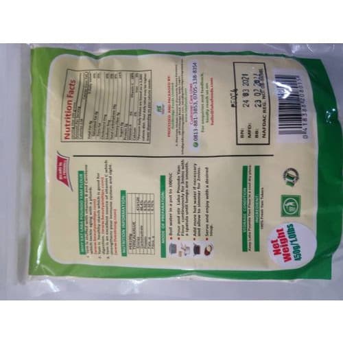 Laba Poundo Yam Flour - 450g