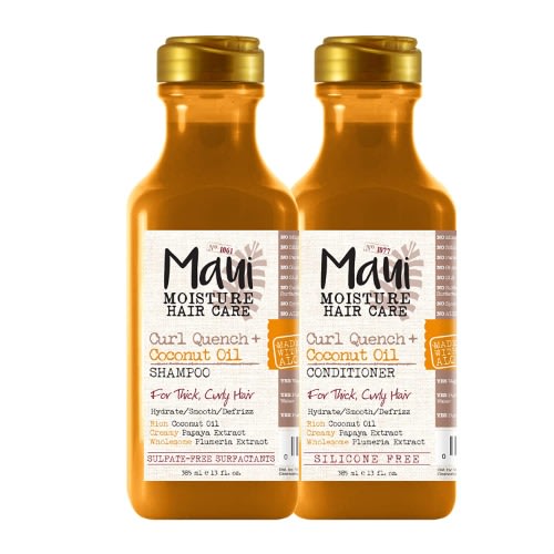Curl Quench + Coconut Oil Shampoo & Conditioner -385ml