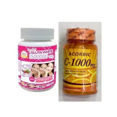 Glutathione Pills 1500000mg And Vitamin C - 1000mg