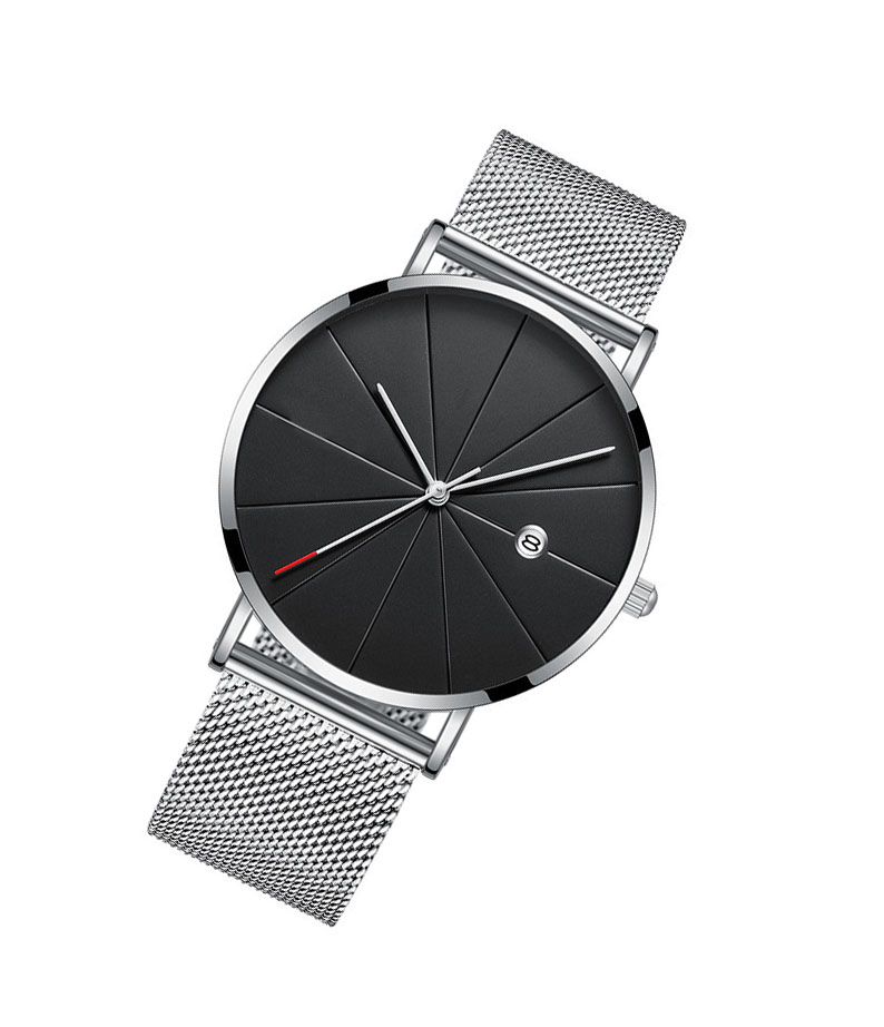 New Ultra Thin Mesh Casual Quartz Wrist Watch