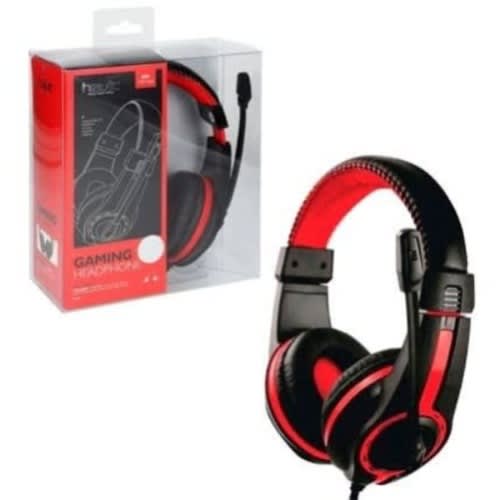 Hv-h2116d Stereo Headset With Pc Microphone - Black & Red