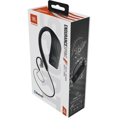 Endurance Sprint - Wireless Headphones, Waterproof With Charging Case- Black