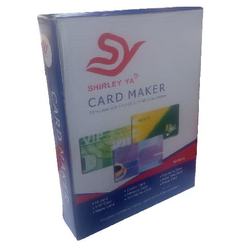 Shirley Ya Card Maker Plastic Card Consumable - 50set