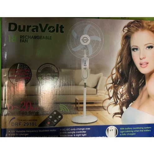 18'' Rechargeable Fan (drf-2918l) -  24W