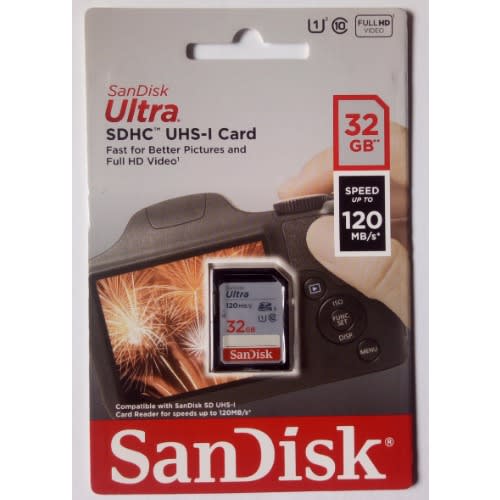 Ultra Sdhc 120mb/s Speed Memory Card For Camera - 32gb.