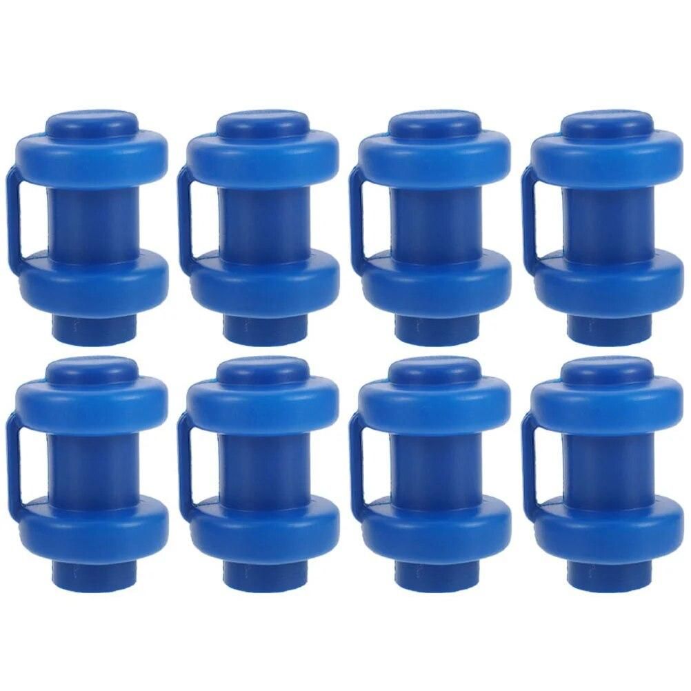 8 Pcs Steel Pipe Trampoline Tube Cover Child Kids Compact Part Thing Abs Wear-resistant Caps