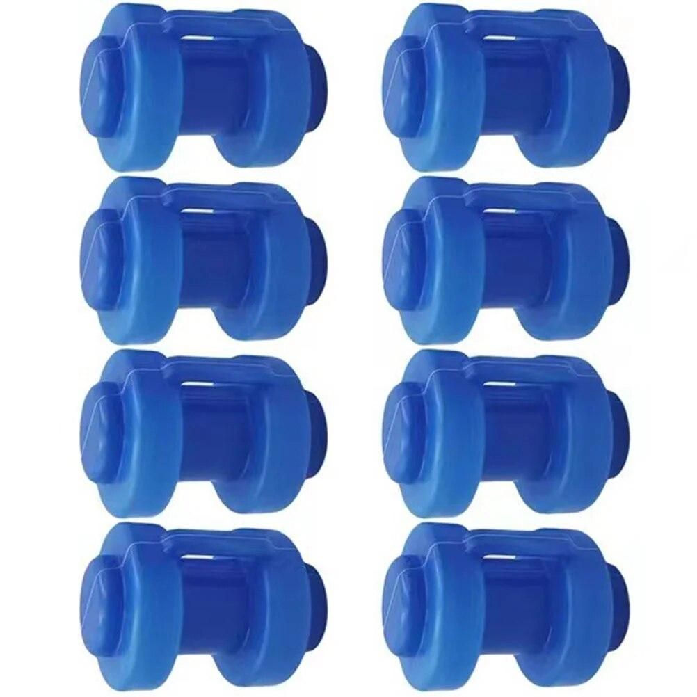 8 Pcs Steel Pipe Trampoline Tube Cover Child Kids Compact Part Thing Abs Wear-resistant Caps