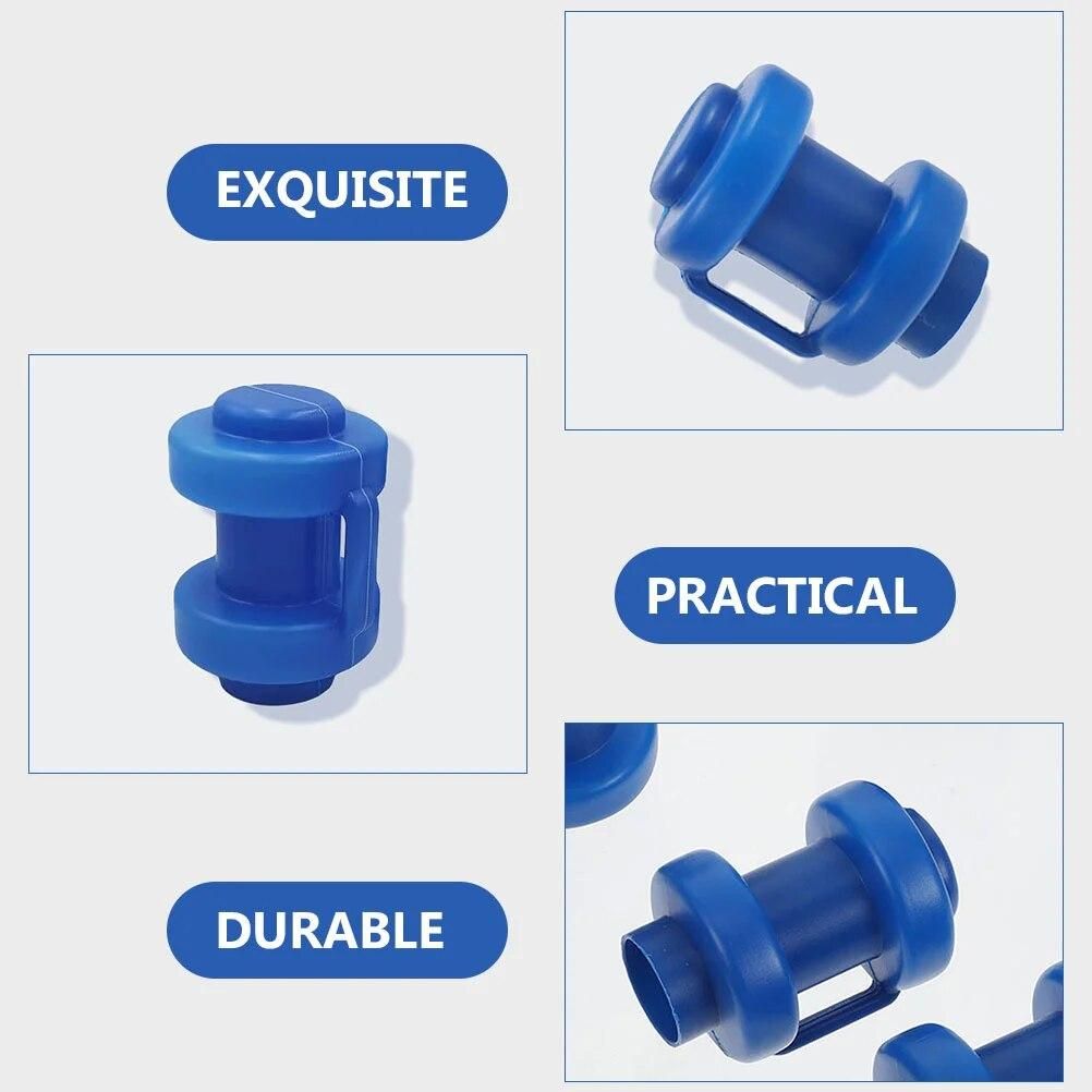 8 Pcs Steel Pipe Trampoline Tube Cover Child Kids Compact Part Thing Abs Wear-resistant Caps