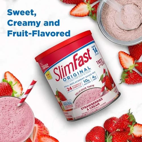 Meal Replacement Powder -Strawberries & Cream -364g