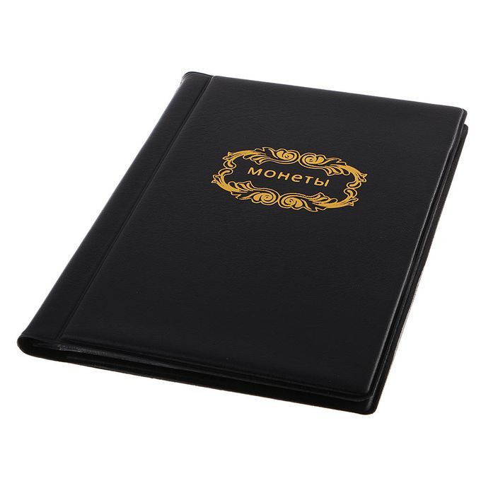 120 Coin Collection Storage Money Penny Pockets Album Book Black