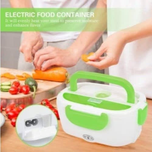 Electric Lunch Box Food Warmer - Green