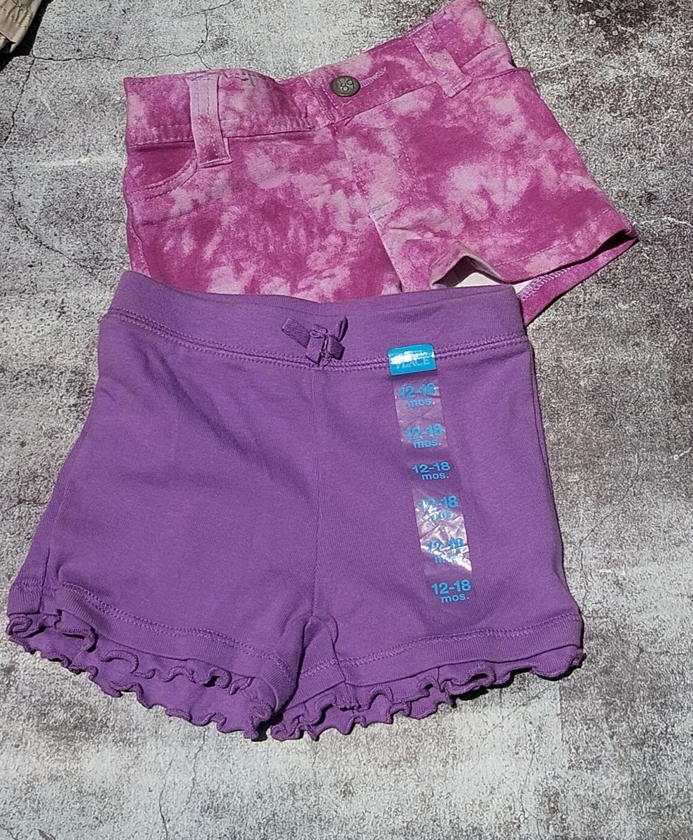 2pcs Kids Bum Shorts For Girls