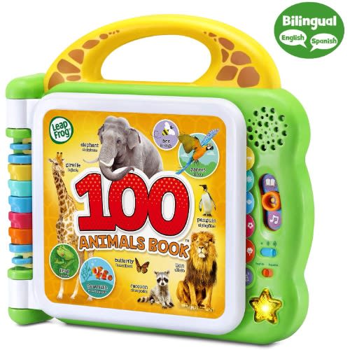 Learning Friends 100 Animals Book, Green